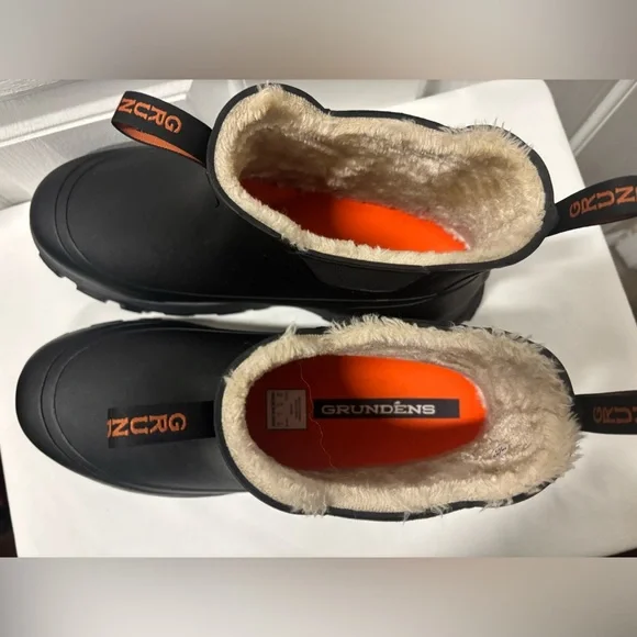 Grundéns Deck Boss Ankle Boots Black Waterproof Fleece Lined Men’s 12 - Picture 2 of 9